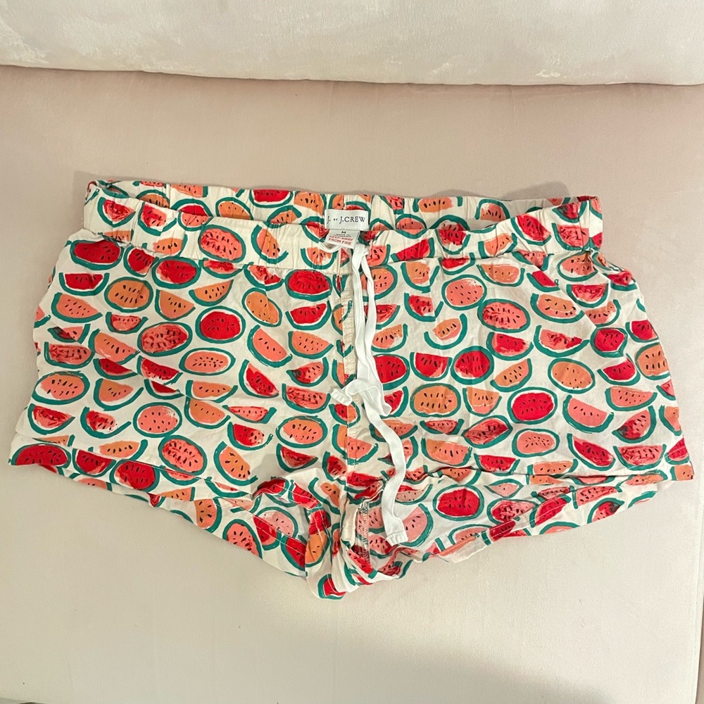 J Crew Cotton Pajama Shorts
